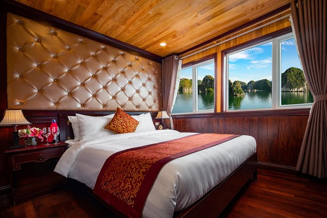 1 night Halong Bay Cruise-Titov Island,Surprise Cave,kayak,meals - Day 1 Timing: From Tuan Chau Marina to Luon Cave Kayaks