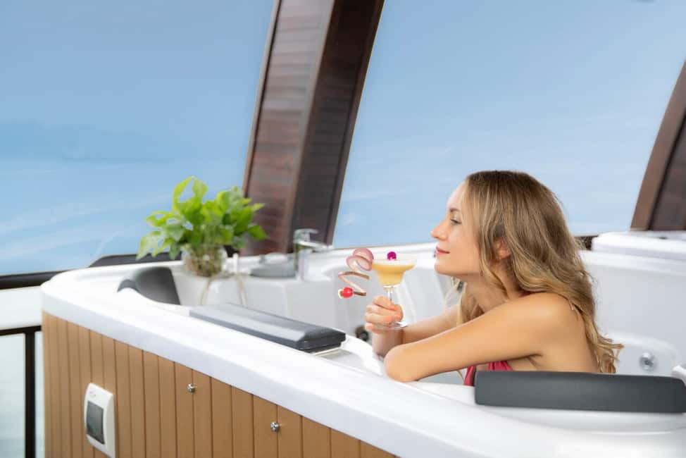 2 Days Halong 5 Stars Cruise with Free Pickup from Hanoi - Junior suite life: private balcony, bathtub, and the “don’t think too hard” comfort