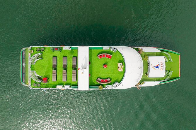 Best Halong 5 star Day Trip, inclusive,buffet,cave,kayak,transfer - Tuan Chau Harbor: boarding, safety briefing, then real time on the bay