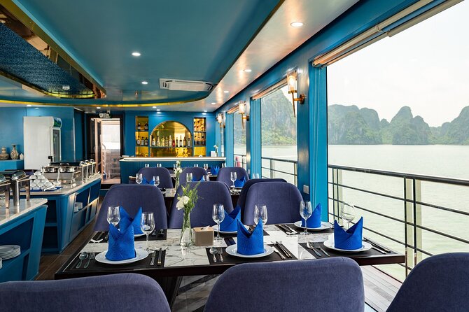 BEST SELLER - Halong 5 Star Day Cruise: Buffet, Wine & Jacuzzi - Luon Cave Kayaking Vs Bamboo Boat: Choose Your Pace