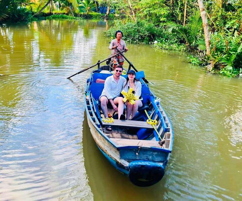Can Tho: Authentic Floating Market, Wild Canal system, Cocoa - Cai Rang Floating Market Breakfast: Noodle Soup and Coffee on the Water