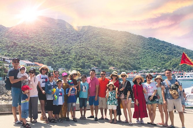 Cham Island Snorkeling Daily Group Tour, Sunbathing, nice beaches - The Non Nuoc stone carving stop: a short culture break before the sea