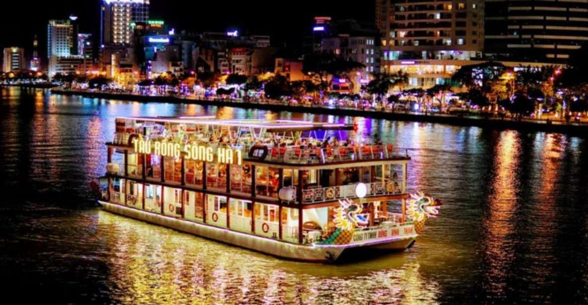 Da Nang: Han River Night Boat Trip with Show on Weekends - A $6 night cruise that shows Da Nang from a smarter angle