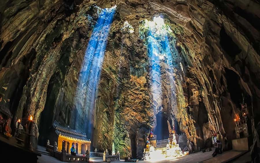 Da Nang: Lady Buddha, Marble Mountains, and Am Phu Cave Tour - The stone factory and sculpture stops: worth seeing, watch the sales push