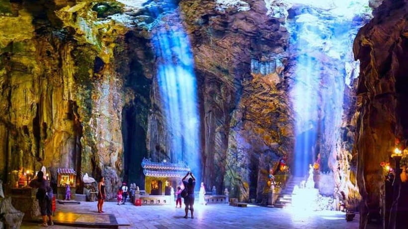 DaNang/HA: Lady Buddha, Marble Mountain & Am Phu Caves Tour - Linh Ung Pagoda on Son Tra: Lady Buddha photos with real calm