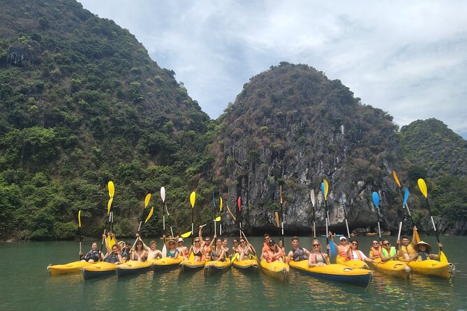 From Ha Noi/Cat Ba: Full-Day Cruise to Lan Ha bay - Ha Long Bay - Back to Lan Ha after lunch: islets, sundeck time, and the “just watch” part