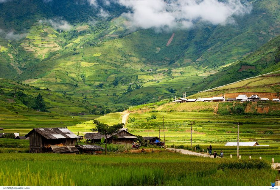 From Hanoi: 2-Day Sapa Trekking Trip with Homestay & Meals - Day 1 hike: 12 kilometers through terraced fields and H’Mong villages