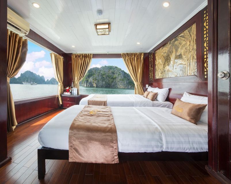 From Hanoi: Ha Long - Bai Tu Long Bay 2-Day 1-Night Cruise - Day One: Cap La Island Kayaks, Sunset Sails, and a Night on the Water
