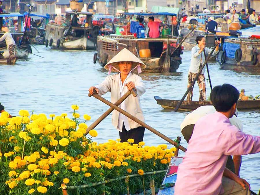 From HCM: Mekong Delta & Cai Rang Floating Market 2-Day Tour - The Village Stops: Honey Tea, Traditional Music, and Walking Time