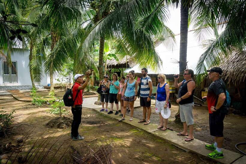 From Ho Chi Minh: Mekong Delta Tour with Lunch - Orchard lunch in a garden, plus coconut candy you can actually make sense of