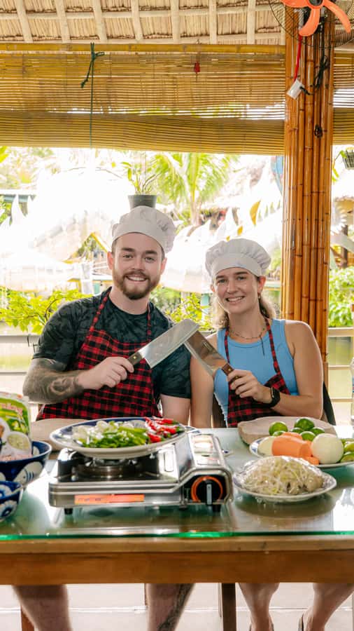 From Hoi An: Market Tour, Basket Boat Ride and Cooking Class - Basket Boat Time in Coconut Palms: Fun, Scenic, and Slightly Wobbly