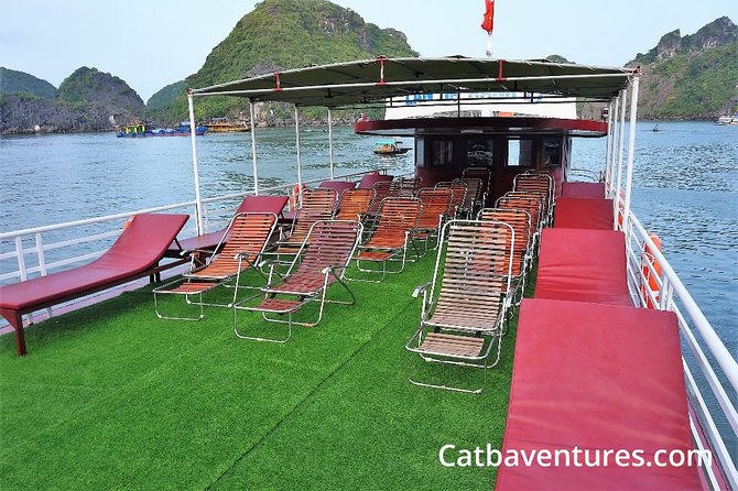 Full day trip to Lan Ha-Ha Long Bay from Cat Ba, avoid the crowds - Rock arches, headlamps, and three cave areas in kayak mode