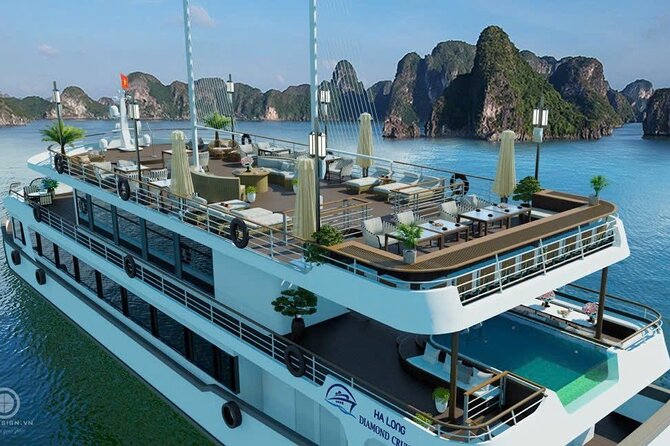 Halong Bay Day Tour By Diamond Era Cruise,Titop,Sung Sot & kayak - Diamond Era Cruise style: what 5-star means on a day trip
