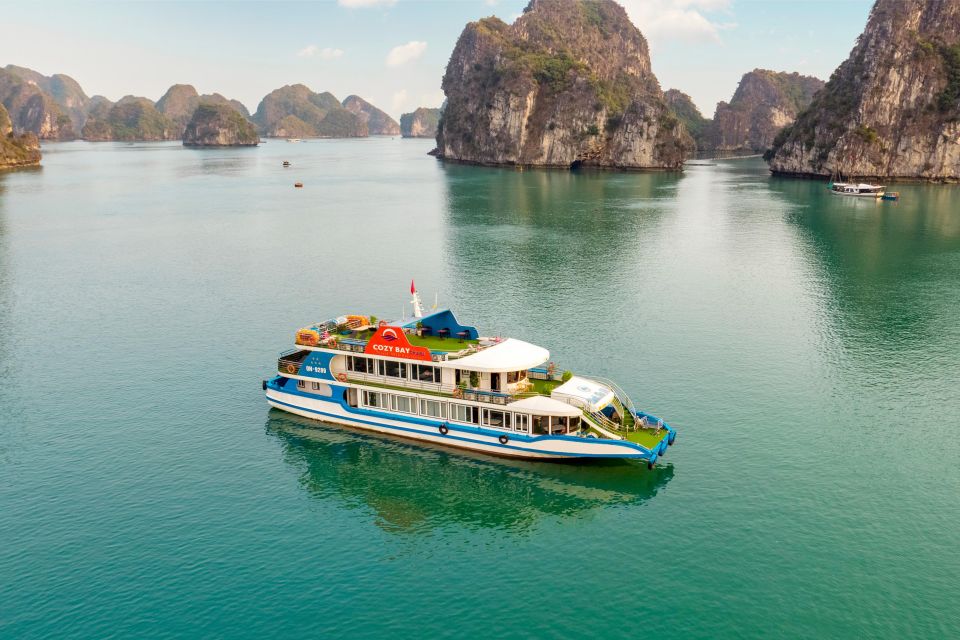 Halong Bay: Luxury Day Cruise with Buffet, Kayak, Swim - Ti Top Island: Beach Time and the Peak Climb for Wide Views