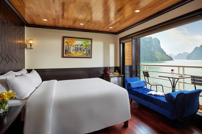 Halong Dragon Bay 5 Star Cruise 2D1N-All Inclusive,Cave,Transfer - Lunch and return to Hanoi: getting off the water without losing the day