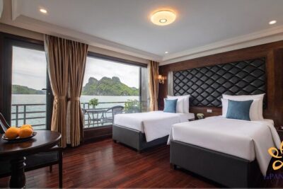 Halong Pandora 5 Star Cruise 2D1N-All Inclusive, cave, transfer - Hanoi Pickup: Fast Access, Scheduled Timing, One Possible Snag