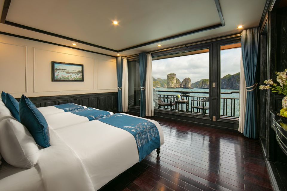 Hanoi: 2-Day Halong & Lan Ha Bay 5-Star Cruise with Balcony - Squid Fishing and Cocktails: Evening Energy on Your Terms
