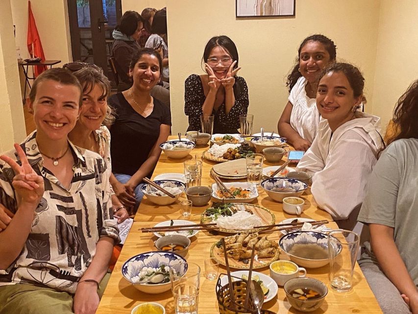 Hanoi: 5 Local Dishes Cooking Class with Meal & Market Visit - The Shared Meal, Rice Whisky, and Classic Hanoi Moments