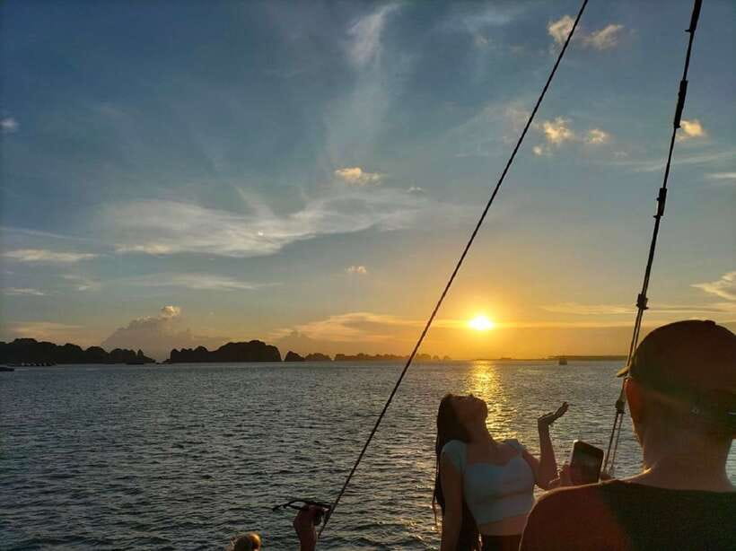 Hanoi: Ha Long Bay Day Cruise - Swimming, Meal, Kayaking - Luon Cave kayaking: blue water up close, not just from a deck
