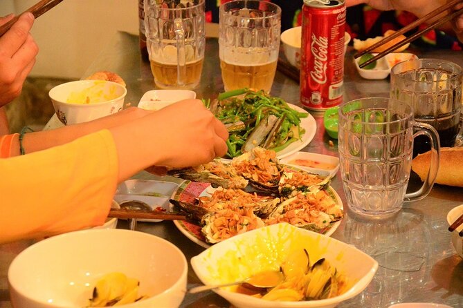 Hanoi Motorbike Tours Led By Women: Hanoi By Night Foodie Motorbike Tours - The Duờng Tau finale: Vietnamese egg coffee and a secret dessert