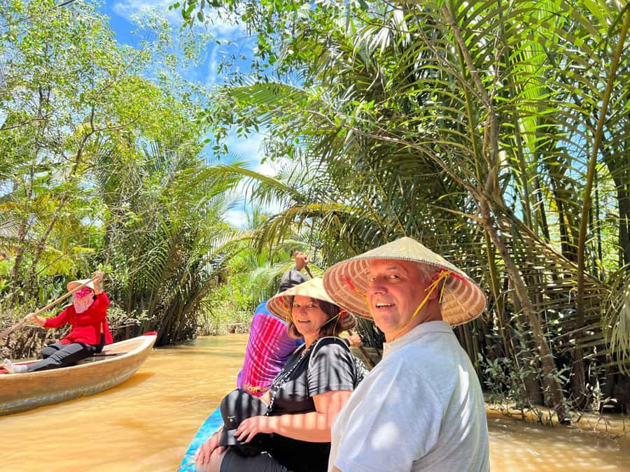 HCM: Authentic Mekong Delta - Boat, TukTuk, Khot Cake Making - Tien Giang Province: Grapefruit and Apiary Time Meets Honey Production