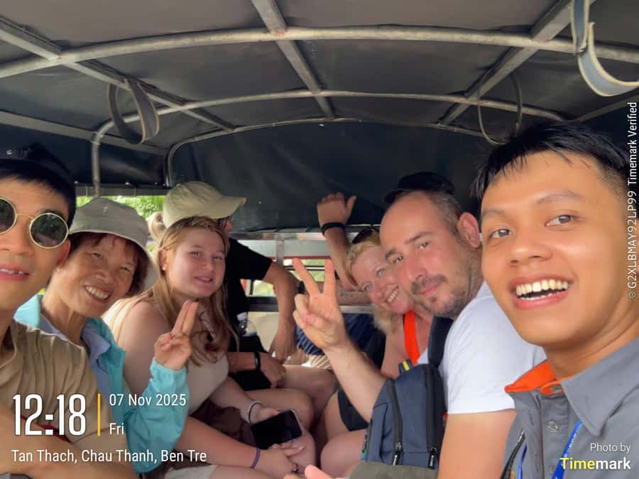 HCM: Authentic Mekong Delta - Boat, TukTuk, Khot Cake Making - Southern Folk Music Performance: Context You Can Hear