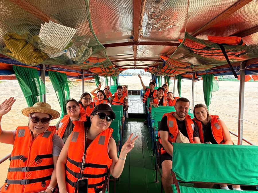HCM: Authentic Mekong Delta - Boat, TukTuk, Khot Cake Making - Mekong River Cruising: A Real Sense of Place From the Water