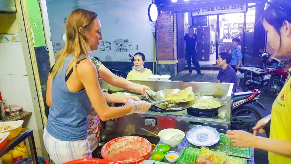 Ho Chi Minh City: Private Street Food Motorbike Tour - District 5 coconut ice cream made live, plus alleys and river air