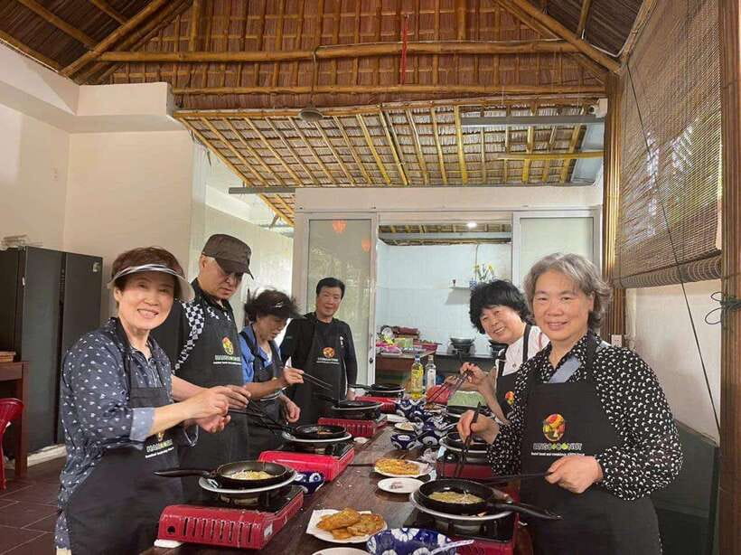 Hoi An: Basket Boat Ride, Cooking Class by Hangcoconut - When the boat gets chaotic (in a good way)