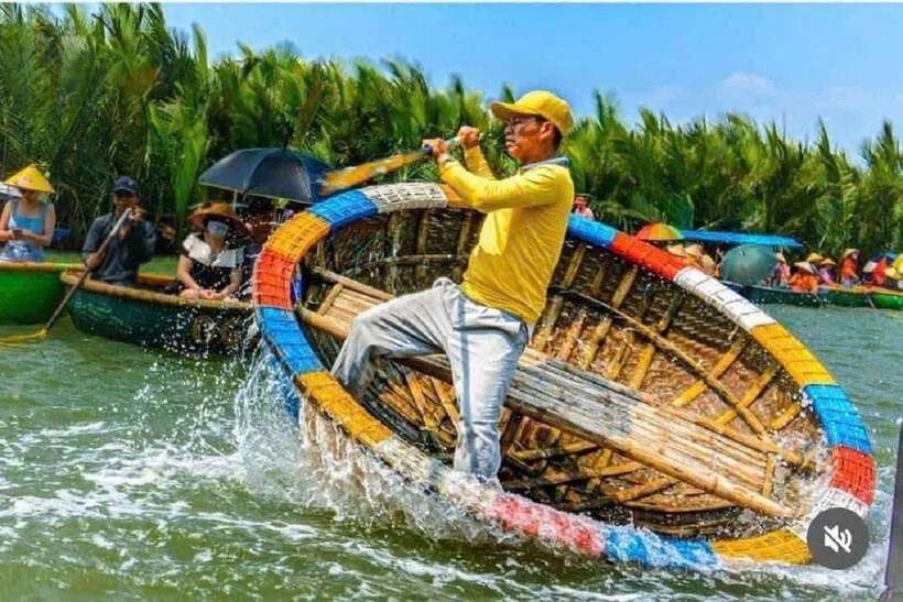 Hoi An: Coconut Basket Boat Ride by Hangcoconut - Basket boat performances and river karaoke: fun, yes, but still worth it