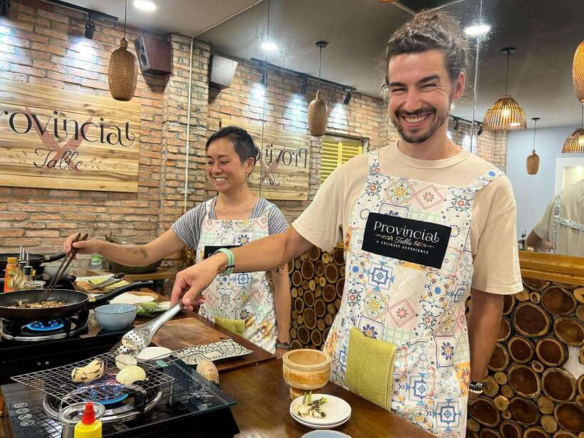Immersive Cooking Class & Market Tour By Local Chef+Cookbook - Dinner Setup: Sit-Down Meal and Food You Help Make