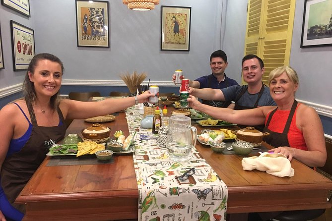 Immersive Cooking Class & Wet Market Tour by Local Chef +Cookbook - What You’ll Cook: Spring Rolls, Pho-Style Soup, Pancakes, and Fire-Style Beef