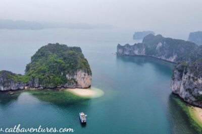 Lan Ha - Ha Long Bay - Dau Be island 2D/1N from Cat Ba in less touristy areas. - Dark Cave and Bright Cave: headlamp provided, so go hands-free