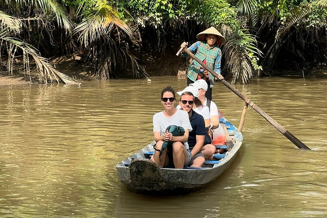 Mekong Delta tour: Ben Tre 1 day by DGT - Ham Luong River boat cruising, then sampan canals in Ben Tre