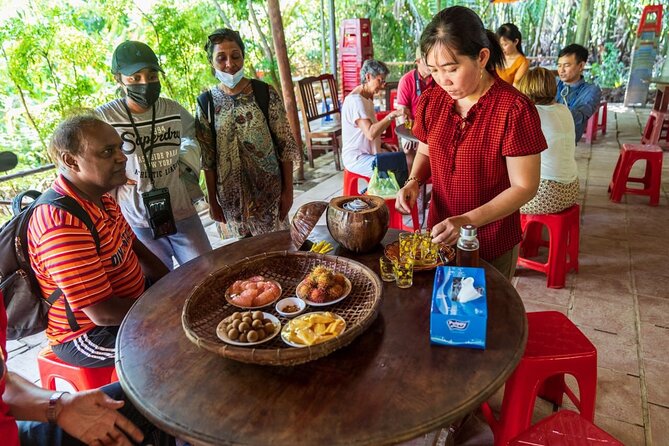 Mekong Delta tour: Ben Tre 1 day by DGT - Lunch by the river: included meal, local specialties, and the drink reality