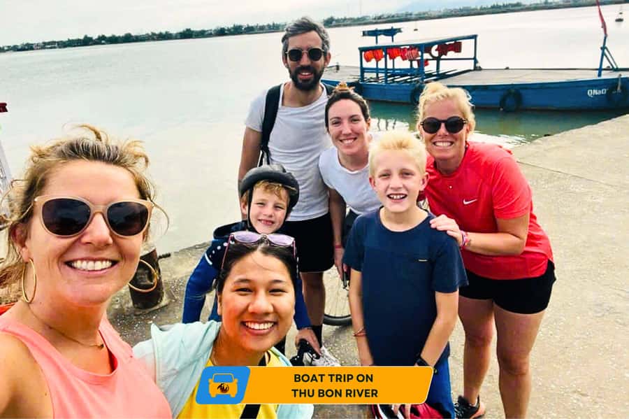My Son Sanctuary Tour by Van & Boat from Hoi An/Da Nang - The Thu Bon River motorboat cruise: the calm reset back to Hoi An