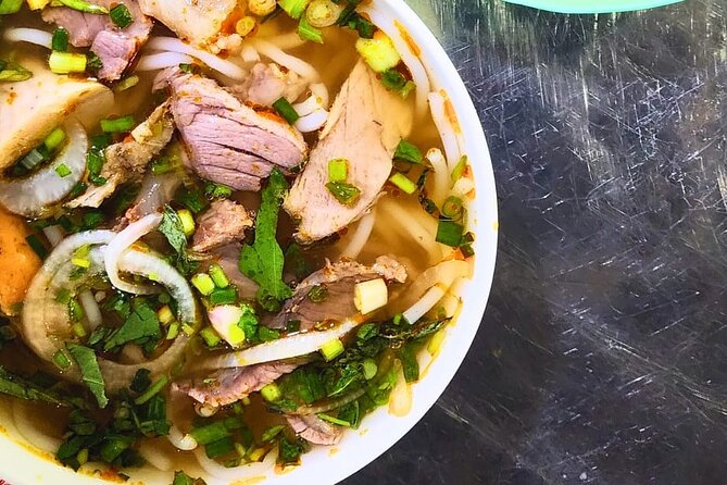 Saigon Food Tour by Scooter with Eleven Tastings - Hue Style Bún Bò Huế in an Older Apartment Area