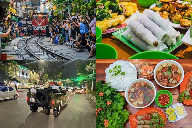 Walking Street Food Tour in Hanoi and Train Street - The Food Balance: Noodles, Pancakes, Sandwiches, and Coffee